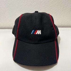 BMW M Black Red Line Adjustable OSFM Hat
